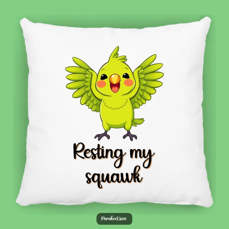 Funny Squawking Parrot Pillow: Cozy Comfort with a Lively Touch