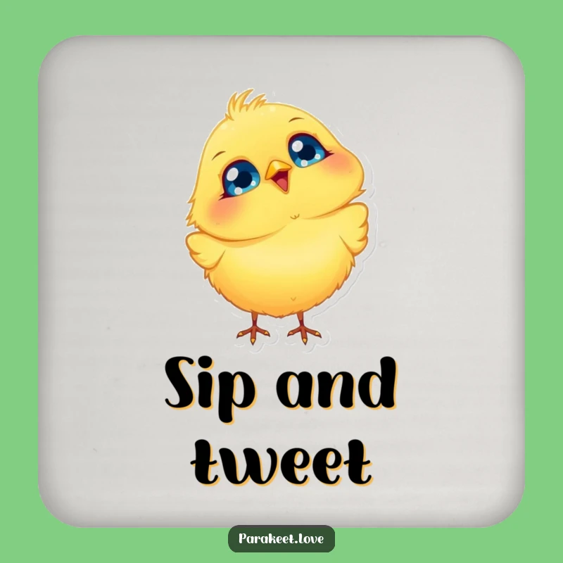 Funny Bobbing Bird Coaster Set: Protect Surfaces with Cheerful Charm