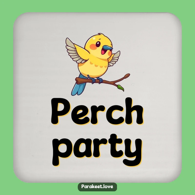 Funny Swinging Bird Coaster Set - Protect Surfaces with Bird Excitement