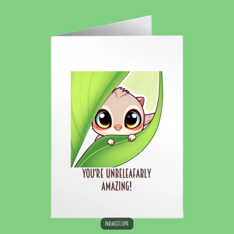 Free Printable Congrats Card: Curious Creature, Amusing Downloadable for Any Win