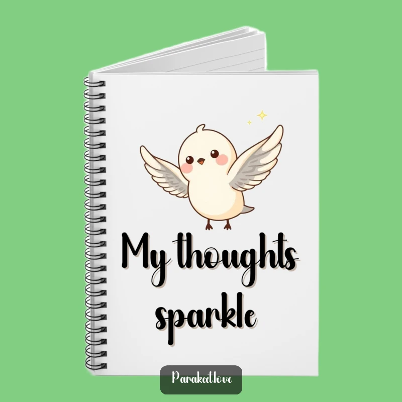 Funny Flight Path Notebook: Sparkle Bird Journal, Great Funny Gift