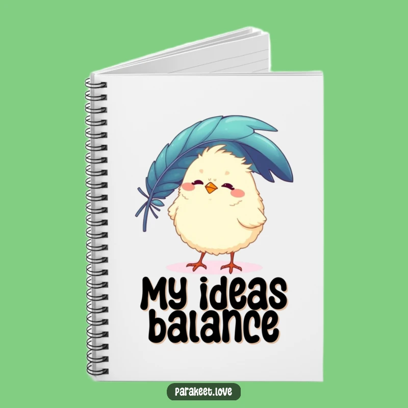 Funny Feather Notes Notebook: Bird Journal, Great Funny Gift